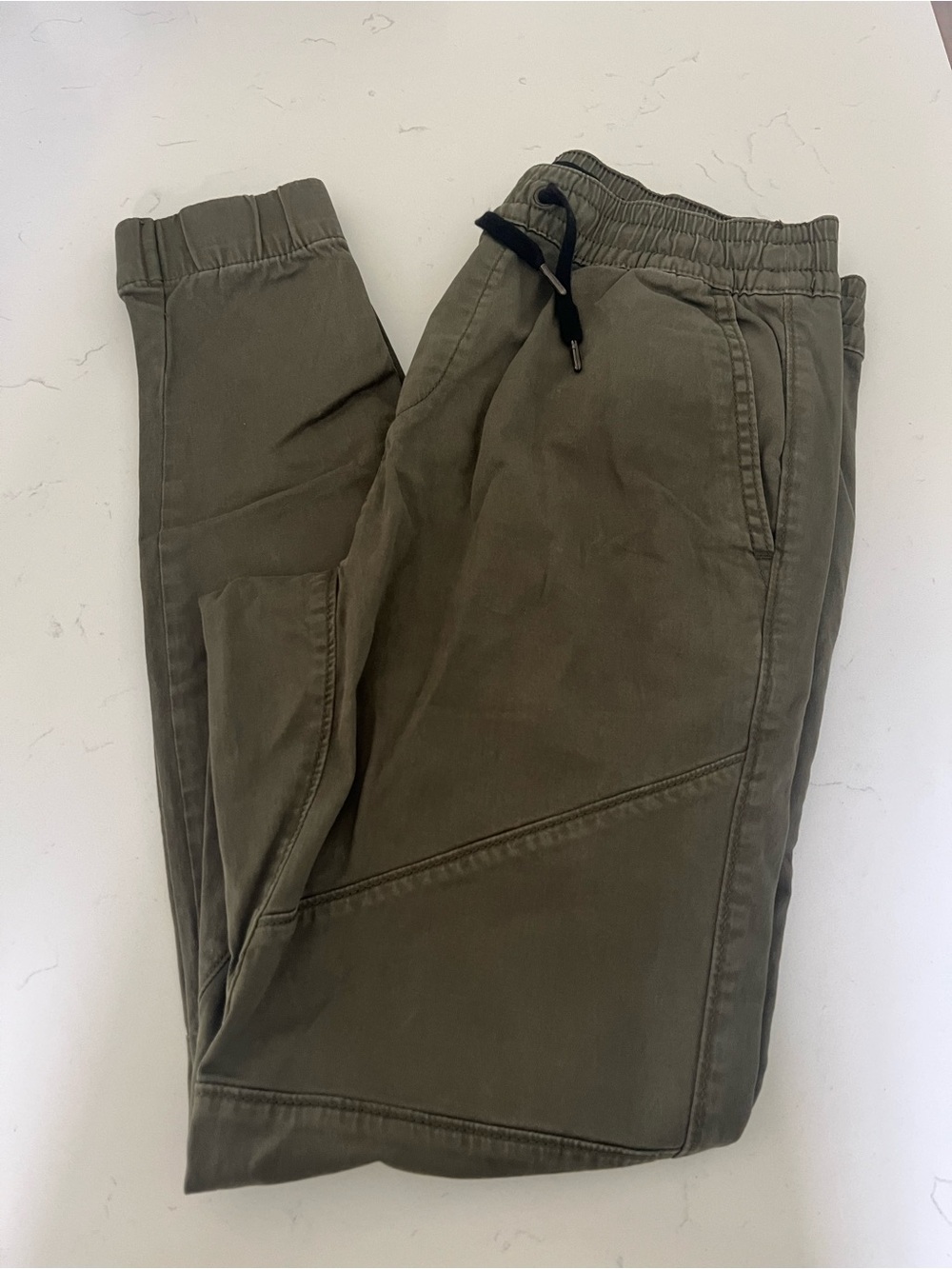 Hollister Women's Skinny Jeans in Olive Green